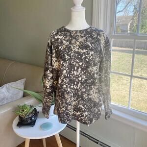 COS Womens Wool Sweater‎ Abstract Knit Grey Size Medium